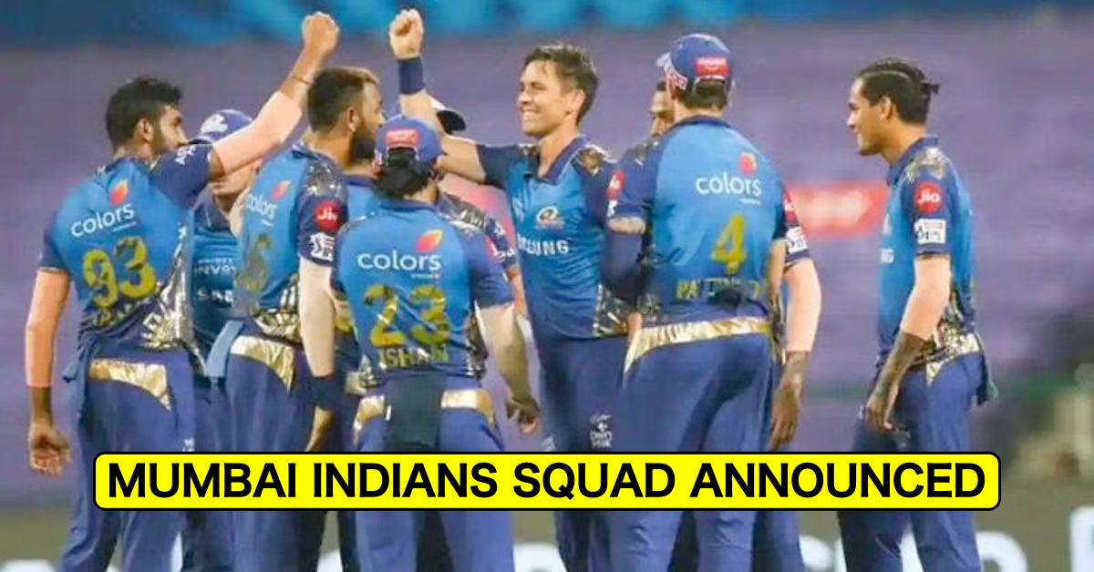 Mumbai Indians IPL 2022 Squad - CricketAddictor