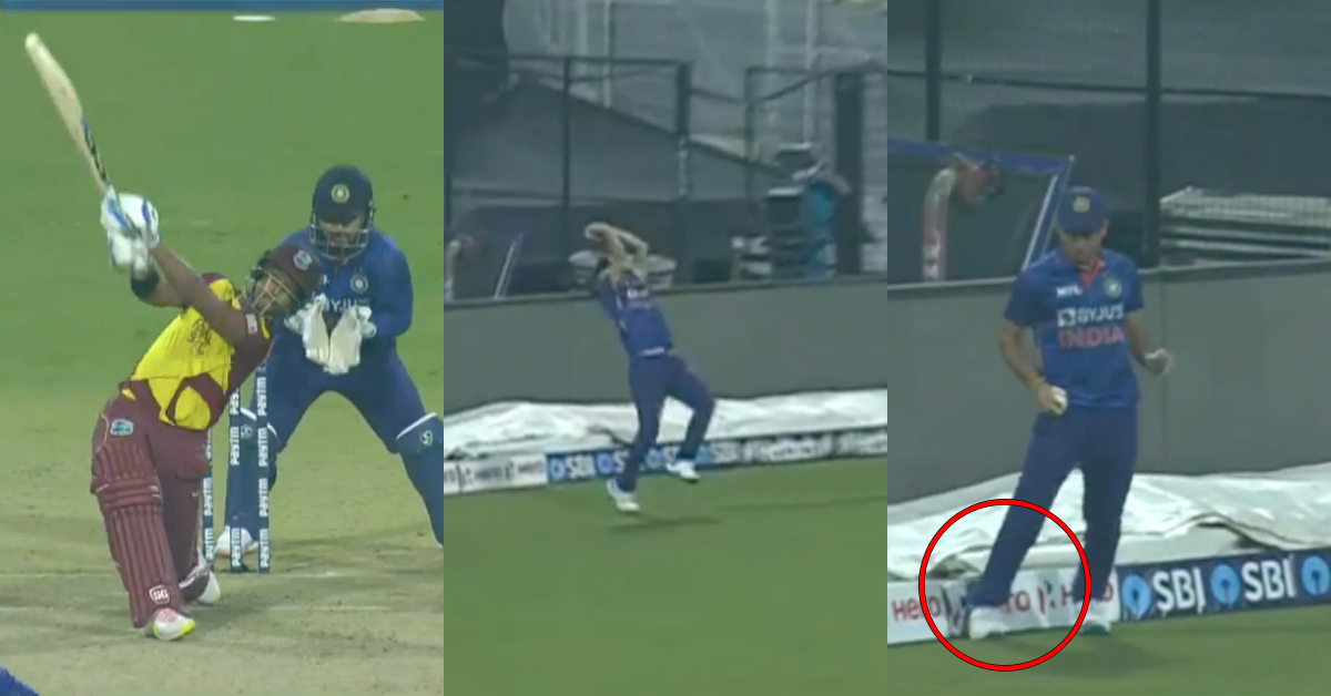 IND vs WI: Watch – Nicholas Pooran Survives After Ravi Bishnoi Takes Catch But Steps On Boundary Rope