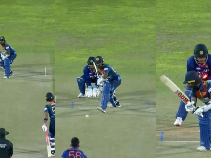 IND vs SL: Watch - Ravi Bishnoi Castles Janith Liyanage In His 1st Over In 3rd T20I