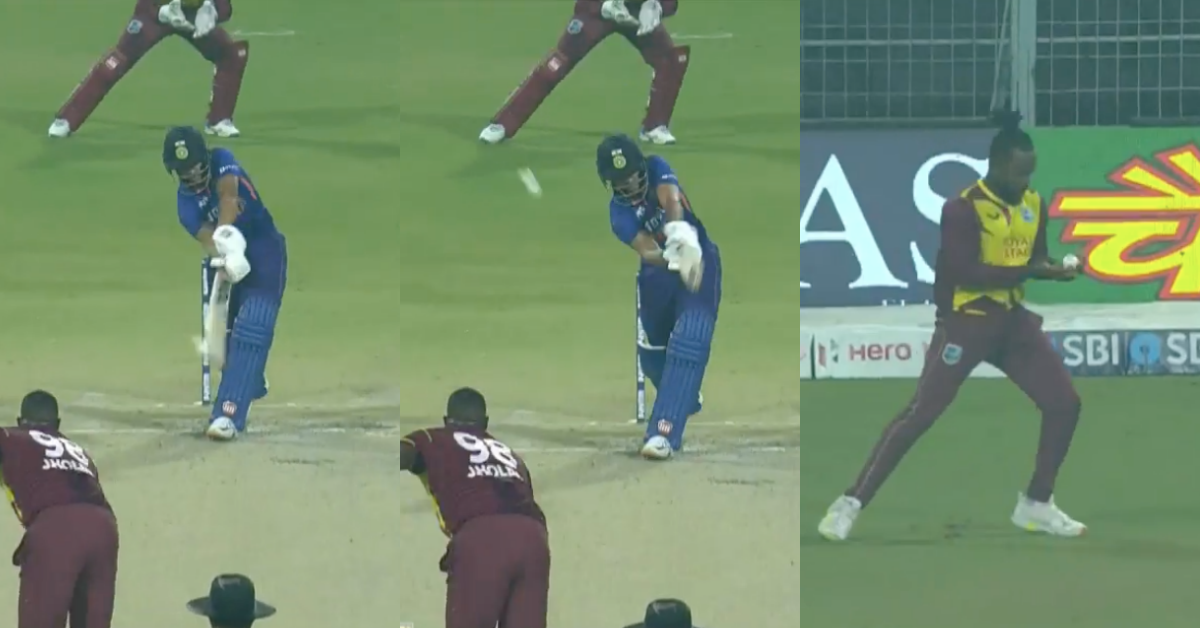 IND vs WI: Watch – Ruturaj Gaikwad Delivers A Disappointing Performance, Gets Dismissed On 4 By Jason Holder In 3rd T20I