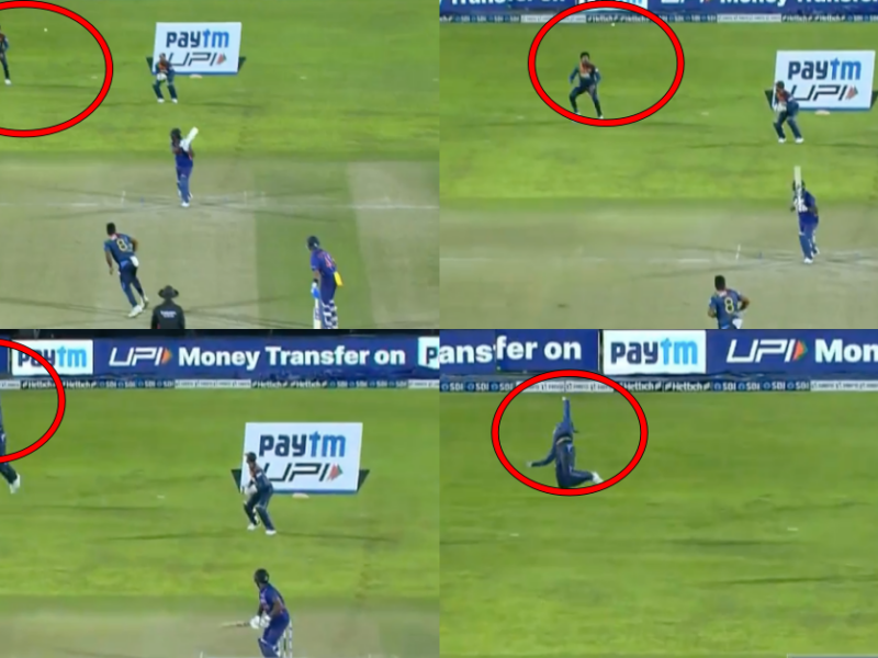 IND vs SL: Watch – Binura Fernando Grabs An Exceptional Catch To Dismiss Sanju Samson In 2nd T20I