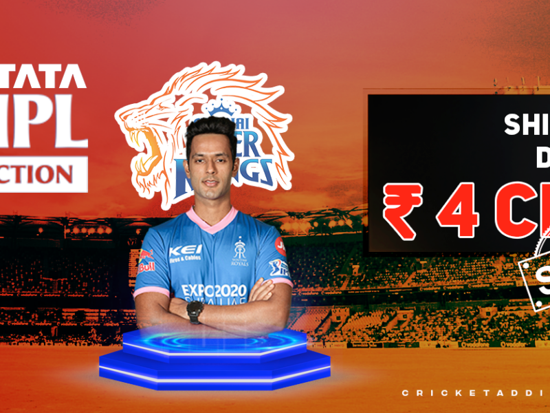 Shivam Dube Bought By Chennai Super Kings For INR 4 Crores In The IPL 2022 Mega Auction