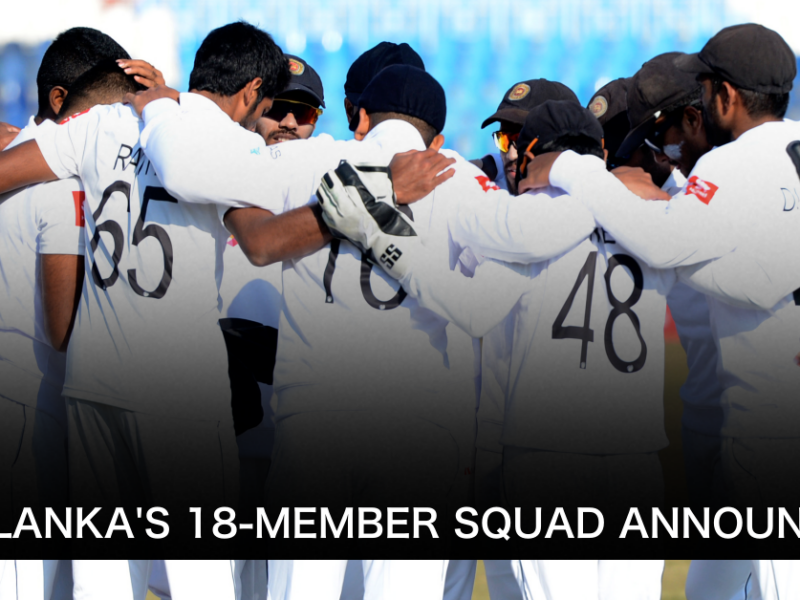 IND vs SL: Sri Lanka Announce 18-Member Squad For 2-Match Test Series Against India
