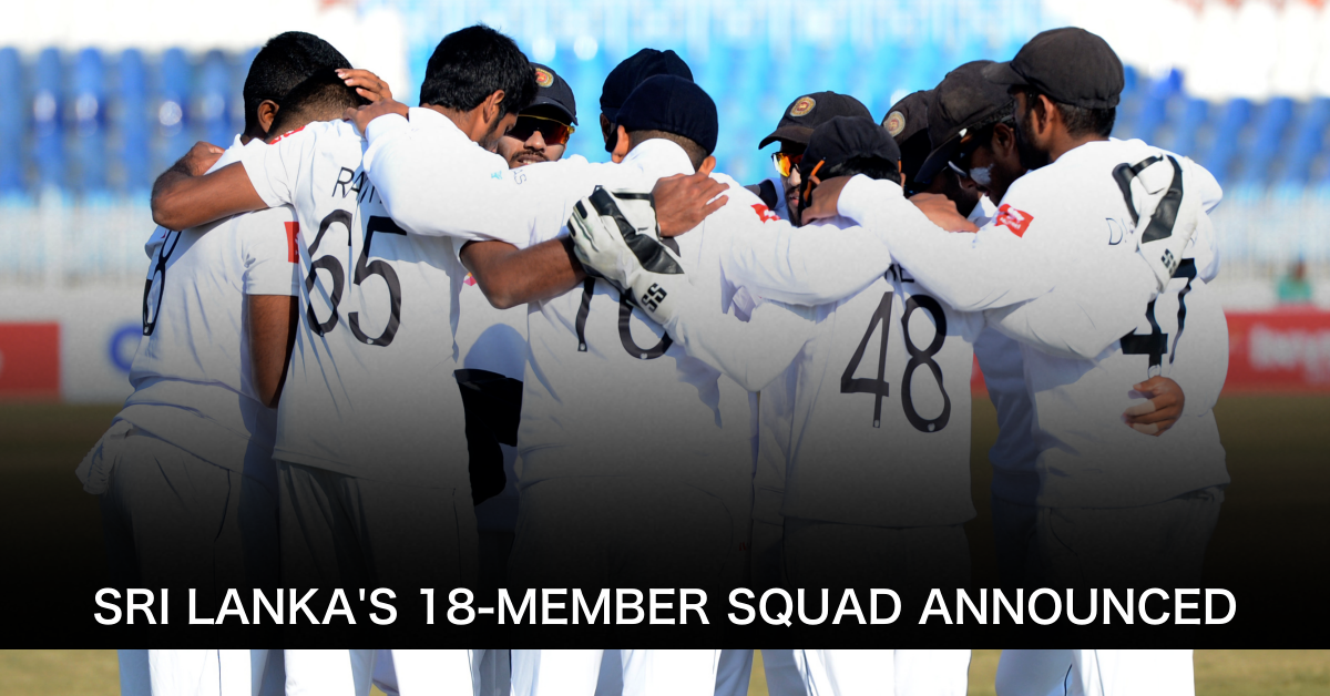 IND vs SL: Sri Lanka Announce 18-Member Squad For 2-Match Test Series Against India