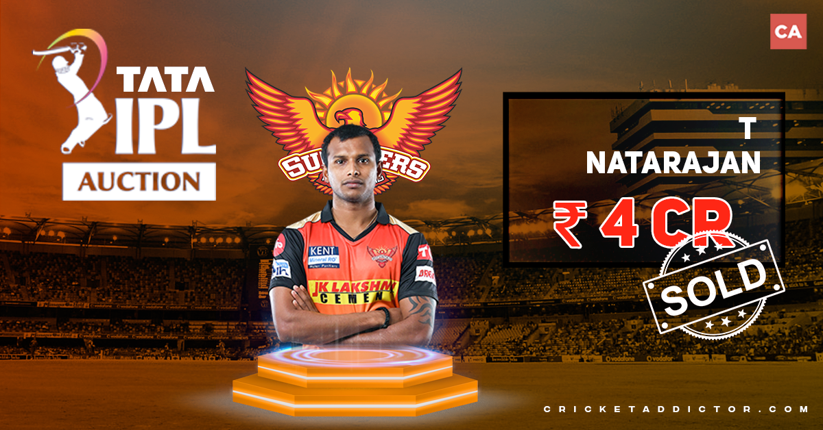 t natarajan ipl 2021 price