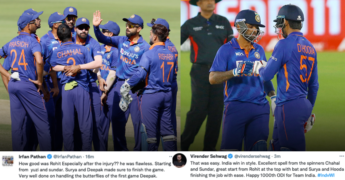 IND vs WI: Twitter Reacts As Bowlers Shine In India's Comfortable Win Over West Indies In First ODI