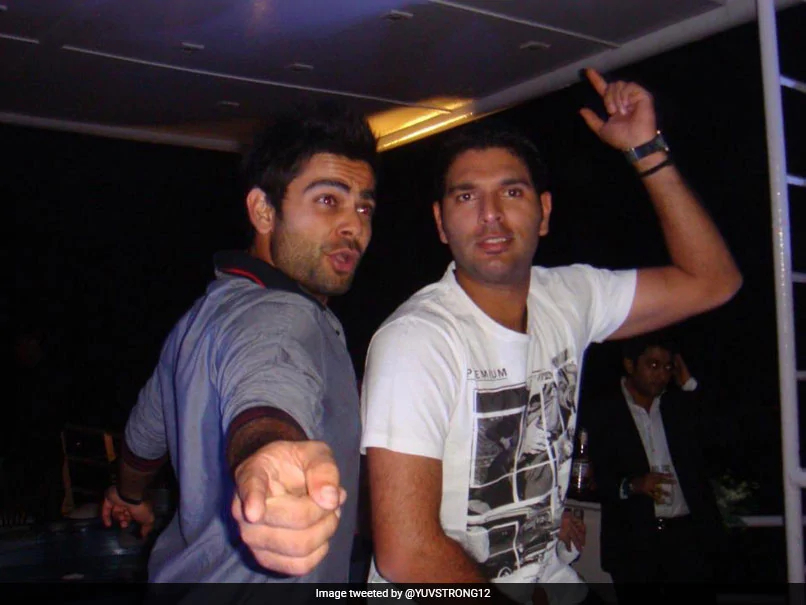 Virat kohli and Yuvraj Singh. Photo- Yuvraj Singh Twitter