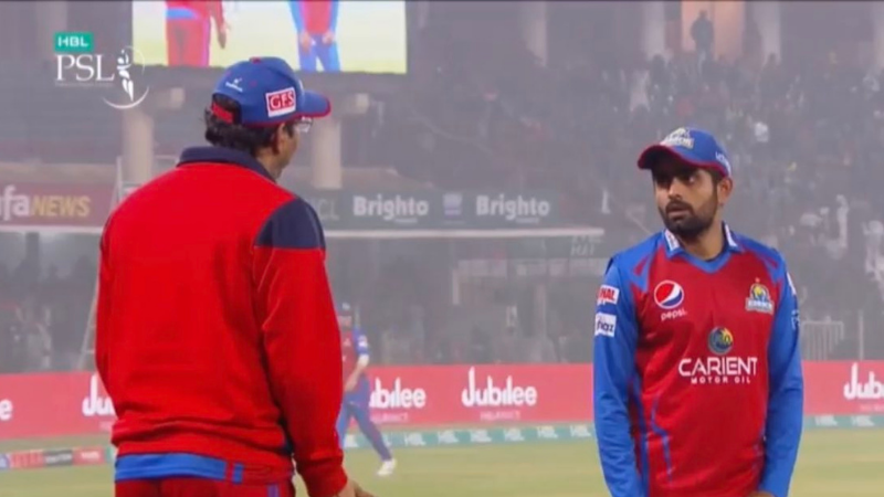 Wasim Akram and Babar Azam. Photo- Twitter