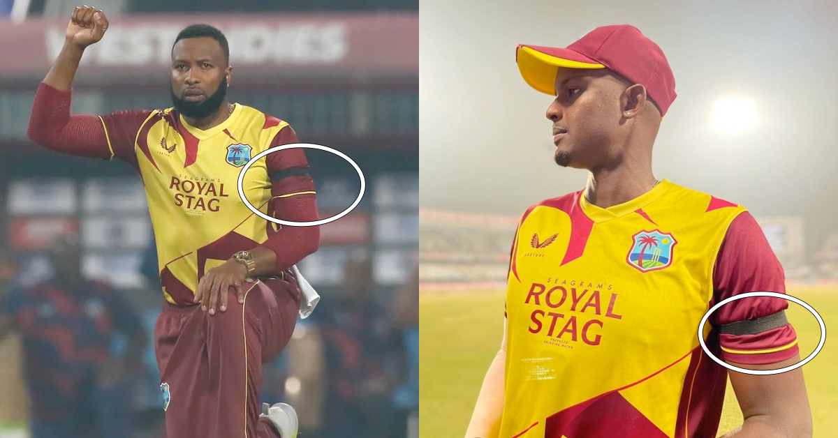 Revealed: Why West Indies Players Are Wearing Black Armbands In The 3rd T20I vs India