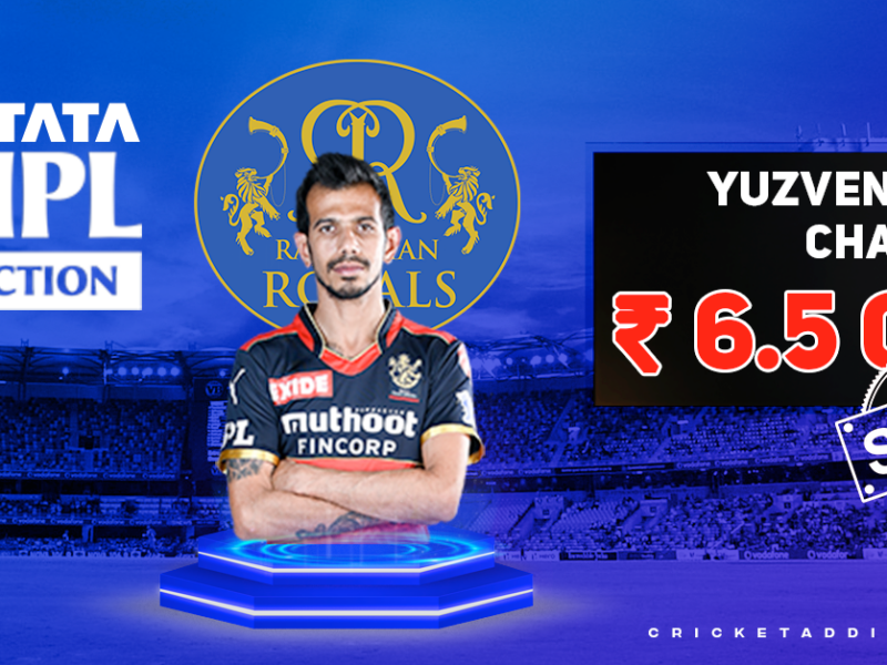 Yuzvendra Chahal Bought By Rajasthan Royals (RR) For INR 6.5 Crores In IPL 2022 Mega Auction
