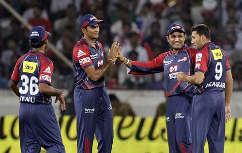 Ajit Agarkar for Delhi Daredevils in IPL. Photo- Twitter