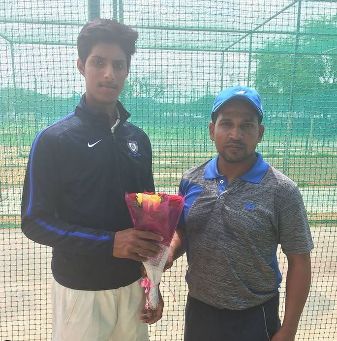 Tilak Varma with his coach Salam Bayash. Photo- Instagram