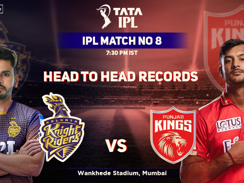 Kolkata Knight Riders vs Punjab Kings, Head To Head Records, KKR Head to Head Records vs PBKS, IPL 2022, Match 08, KKR vs PBKS