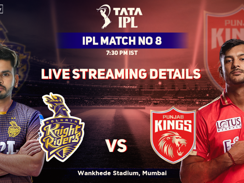 Kolkata Knight Riders vs Punjab Kings: Live Streaming Details, When And Where To Watch KKR vs PBKS Live In Your Country? IPL 2022, Match 08, KKR vs PBKS