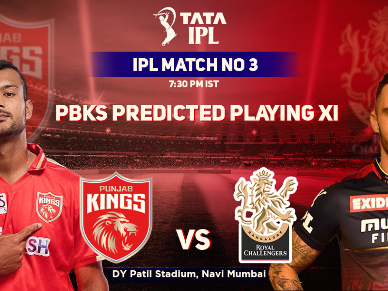 PBKS vs RCB- Punjab Kings' Predicted Playing XI Against Royal Challengers Bangalore, IPL 2022 Match 3