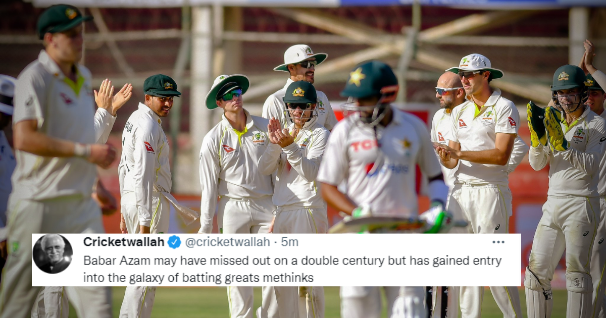 PAK vs AUS: Twitter Reacts As Babar Azam Falls 4 Runs Short Of A ...