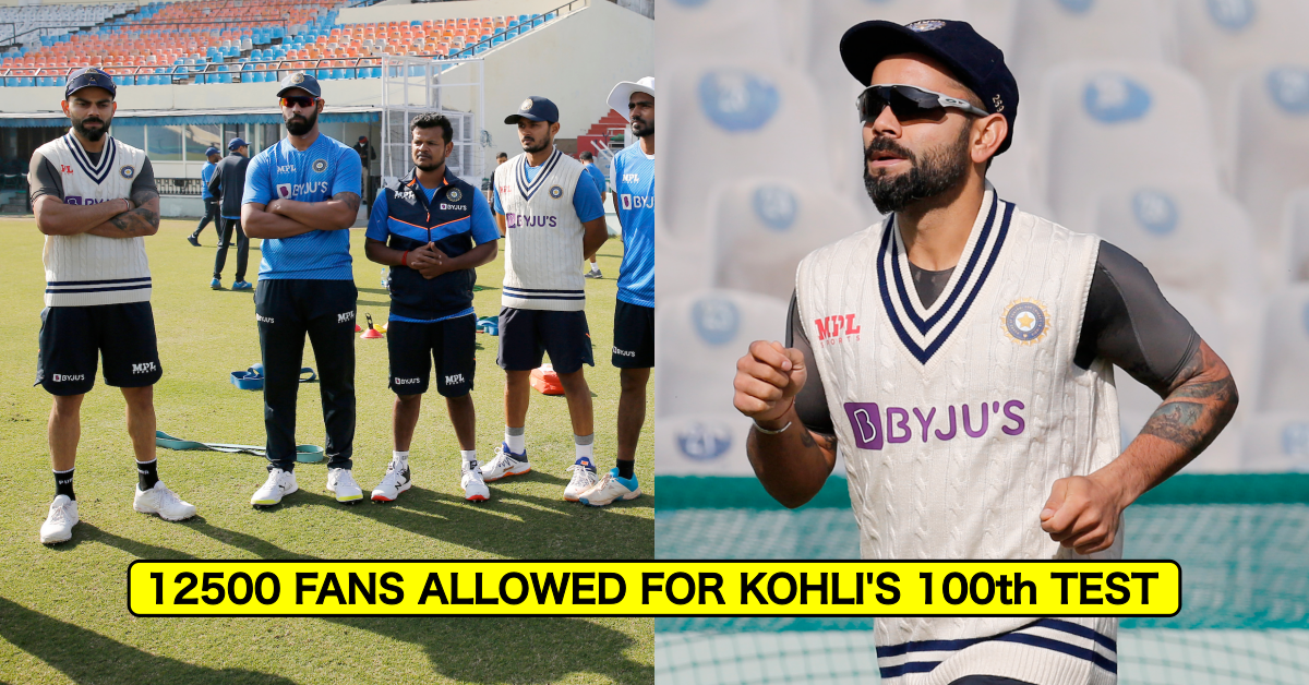 Just IN: BCCI Allows 50% Capacity Crowd For Virat Kohli's 100th Test In Mohali