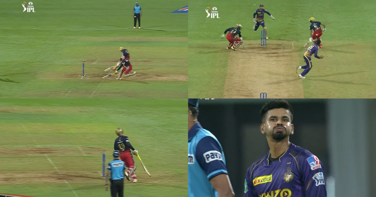 RCB vs KKR: Watch - Dinesh Karthik And Harshal Patel Survive Run-Out Chance After Mix-up