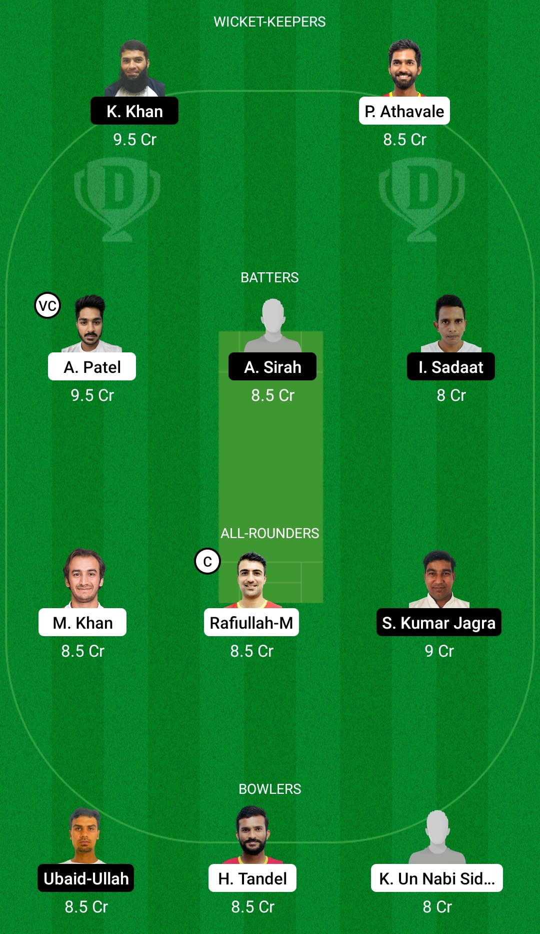 AMR vs DAT Dream11 Prediction Fantasy Cricket Tips Dream11 Team FanCode Oman D10 