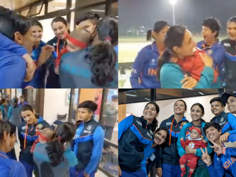 Watch: India Women's Cricketers Play With Pakistan Women's Skipper Bismah Maroof's Infant Daughter After World Cup Match