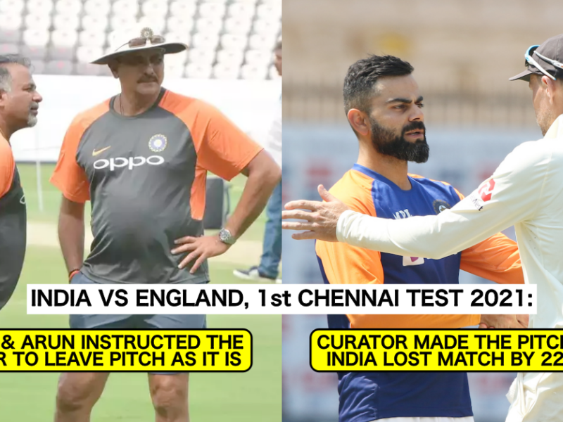 Chennai Pitch Curator Deliberately Aided India's Loss Against England Last Year, Ravi Shastri And Bharat Arun Were Livid: Reports