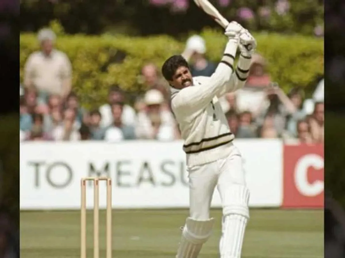 Kapil Dev 175 v Zimbabwe. Photo-Getty.