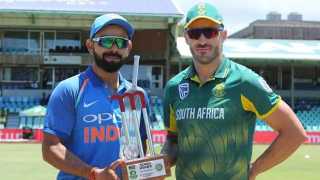 Virat Kohli and Faf du Plessis