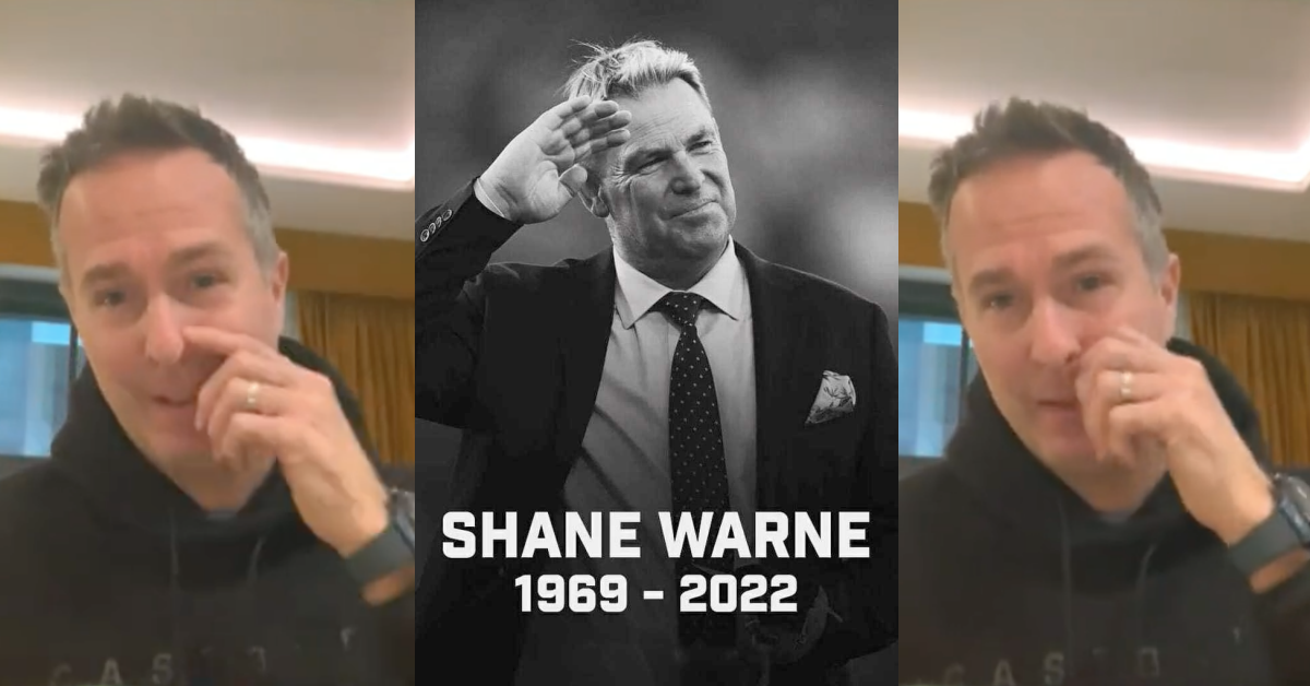Watch: Michael Vaughan Breaks Down In Tears While Paying Tribute To Late Shane Warne