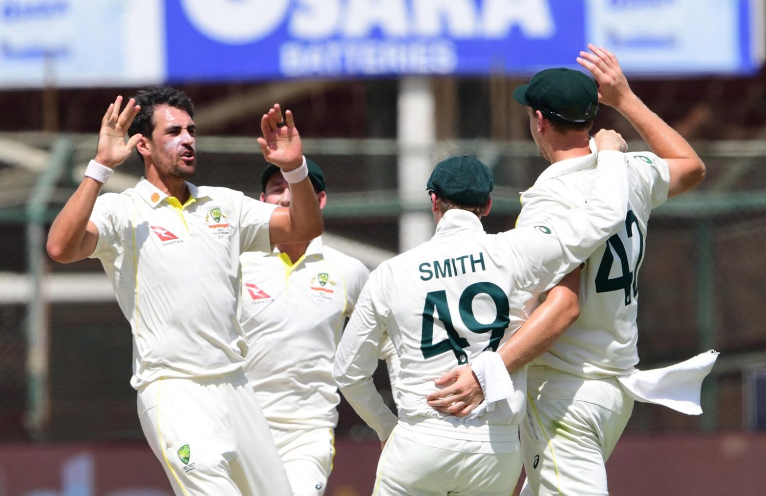 Mitchell Starc vs India. Photo- CA Twitter