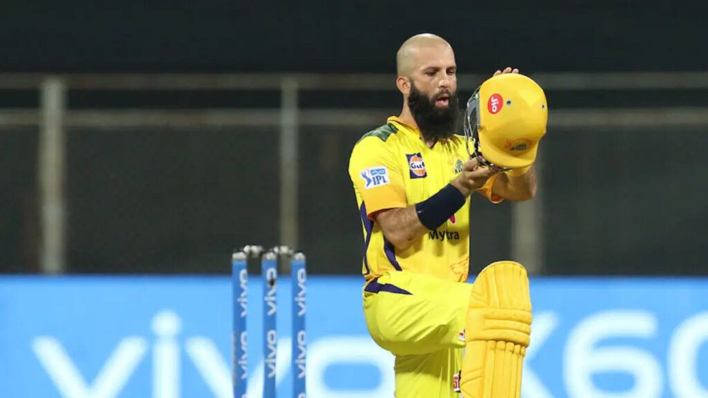 Moeen Ali for CSK. Photo- Twitter