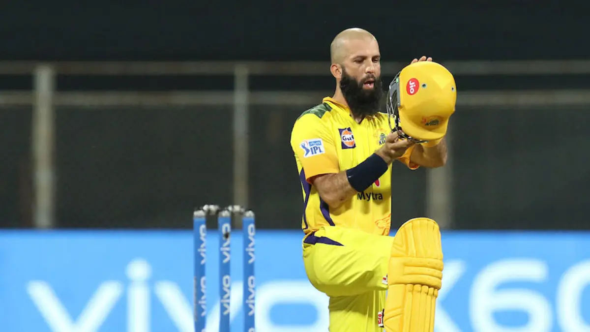 Moeen Ali for CSK. Photo- Twitter