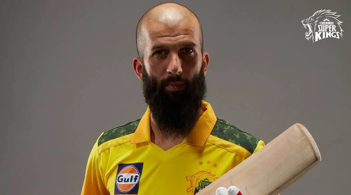 Moeen Ali. Photo- CSK Twitter