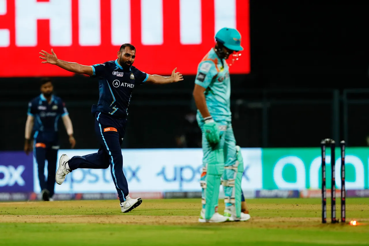 Mohammad Shami and Manish Pandey GT VS LSG. Photo-IPL