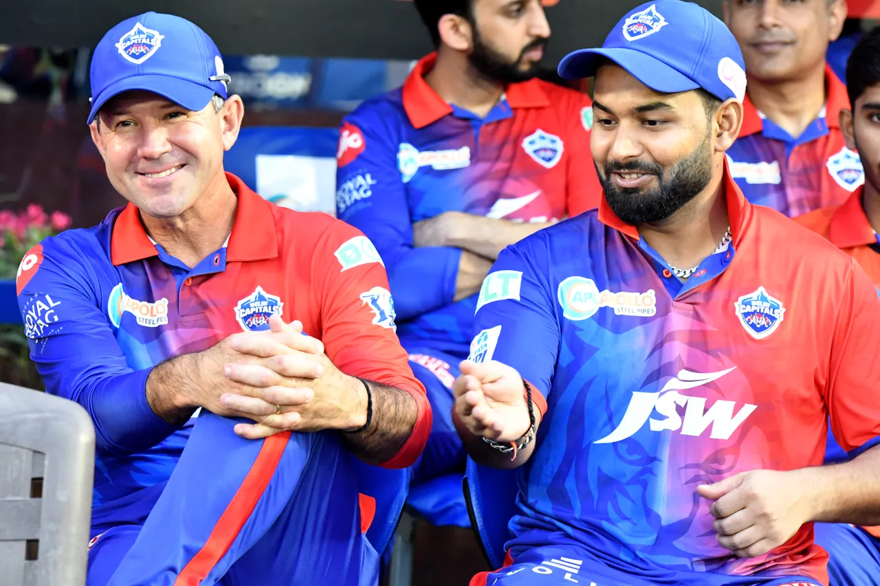 Rishabh Pant and Ricky Ponting