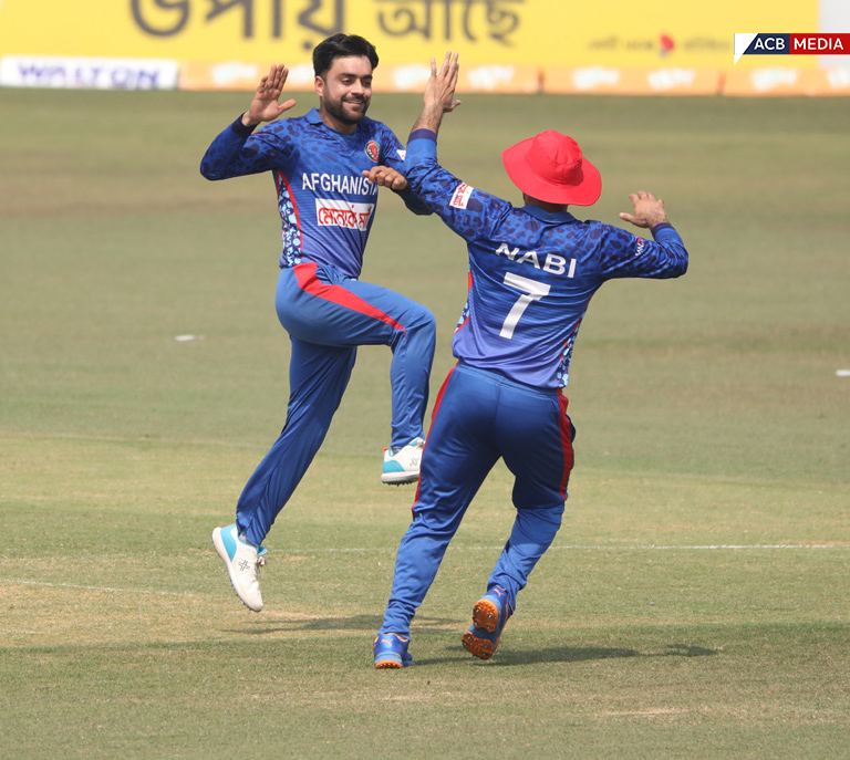 Rashid Khan and Mohammad Nabi