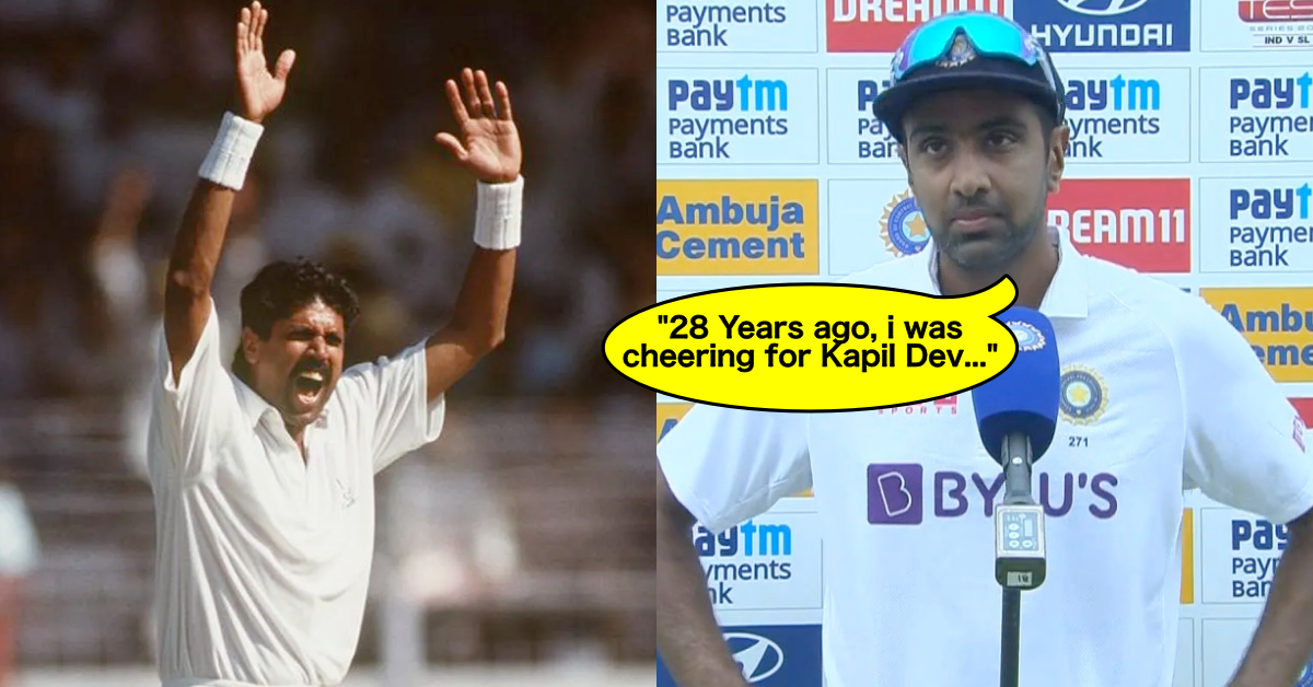 IND vs SL: 28 Years Ago, I Was Cheering For Kapil Dev To Get His World Record For Tally Of Wickets: Ravichandran Ashwin After Breaking Former All-Rounder's Record