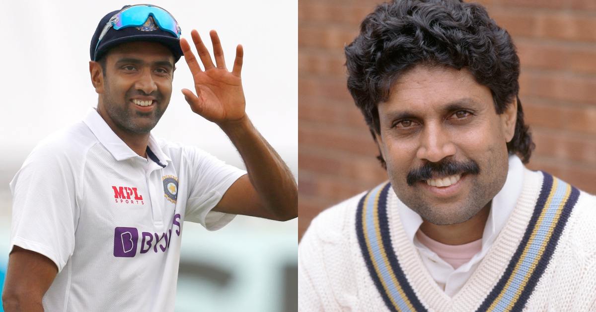 Ravichandran Ashwin, Kapil Dev