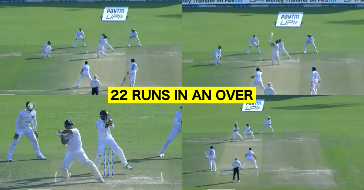 IND vs SL: Watch - Rishabh Pant Turns Test Into T20 Mode, Smokes 22 Runs Off Lasith Embuldeniya