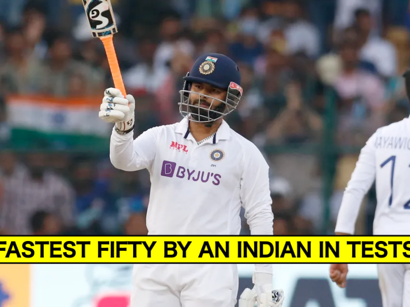 IND vs SL: Rishabh Pant Scores India's Fastest Half Century In Test Cricket