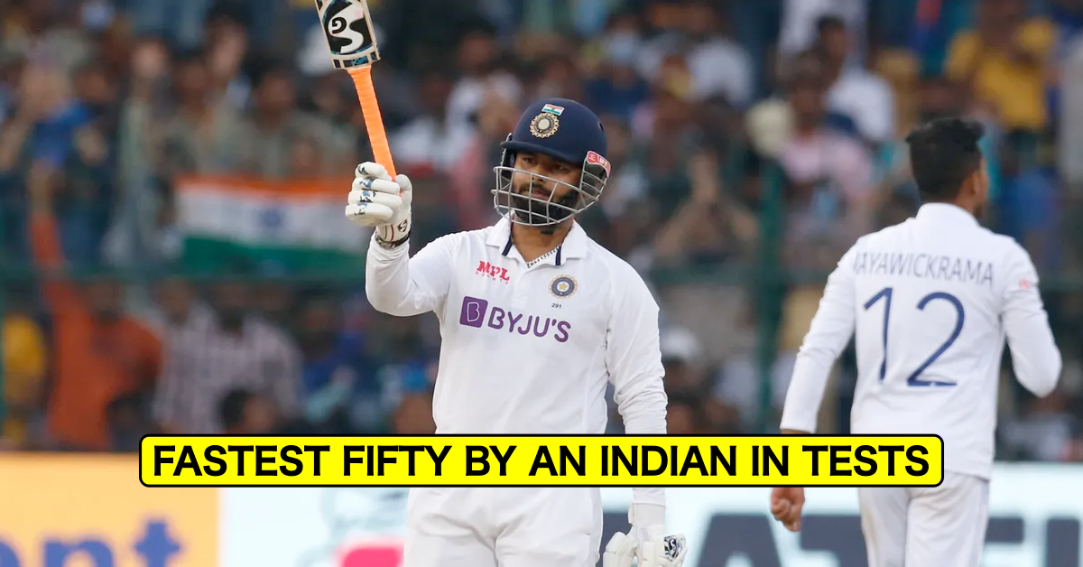 IND vs SL: Rishabh Pant Scores India's Fastest Half Century In Test Cricket