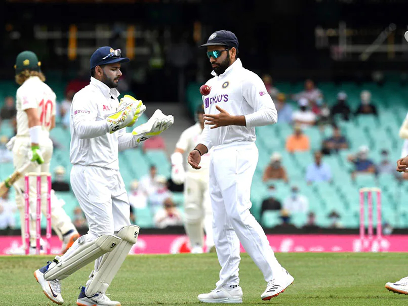 Rishabh Pant and Rohit Sharma. Photo- Twitter