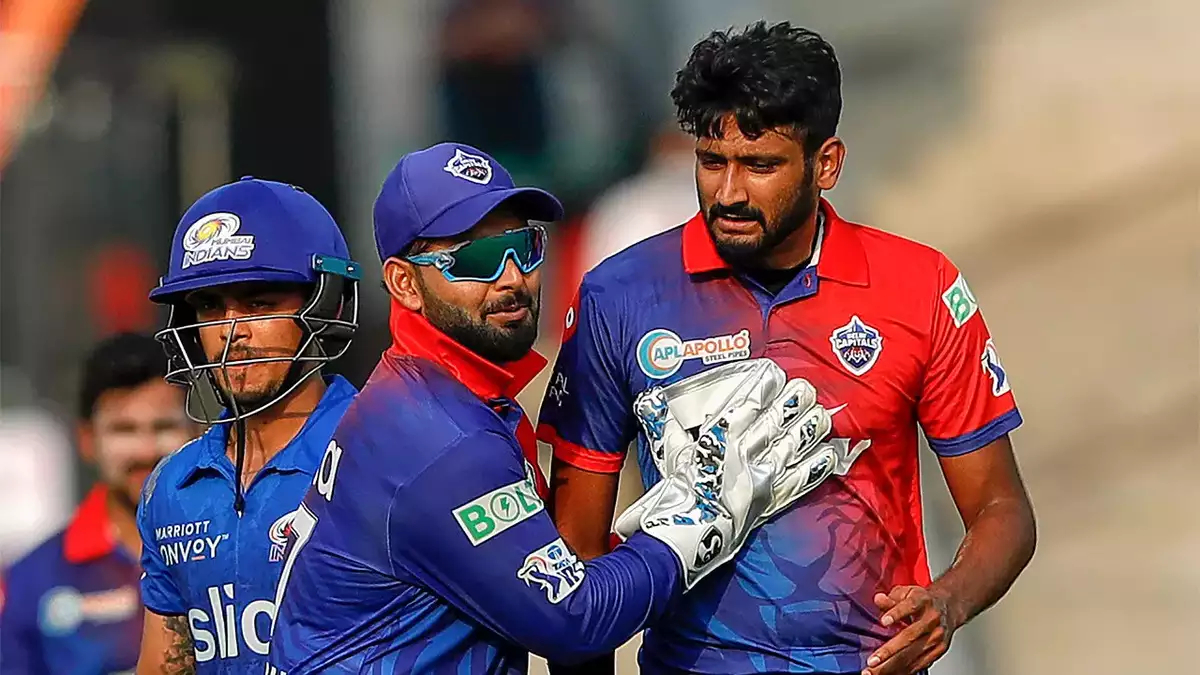 Rishabh Pant and Khaleel Ahmed. Photo- IPL