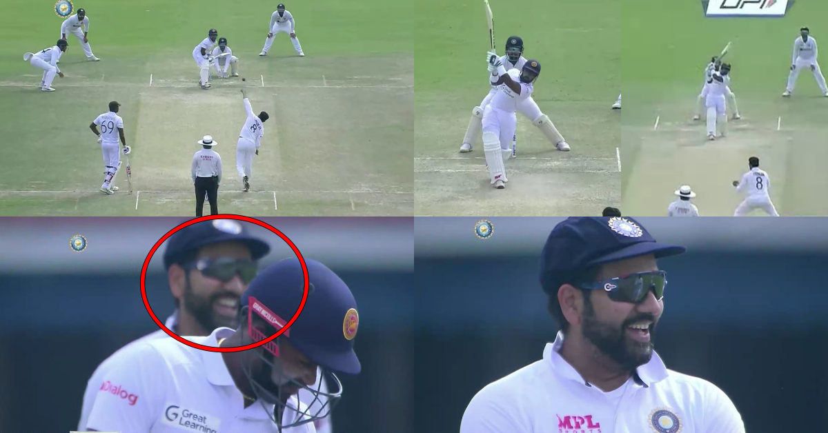 Watch: Rohit Sharma Bursts Into Laughter As Charith Asalanka Smashes Ravindra Jadeja For Consecutive Sixes On Day 3 Of Mohali Test
