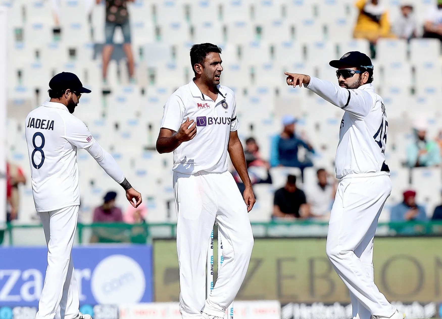 Rohit Sharma and Ravi Ashwin. Photo- BCCI