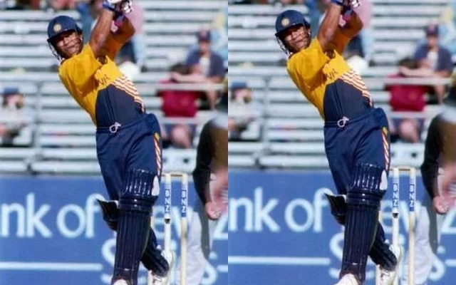 Sachin Tendulkar opening for the first time in ODIs in 1994. Photo- Getty