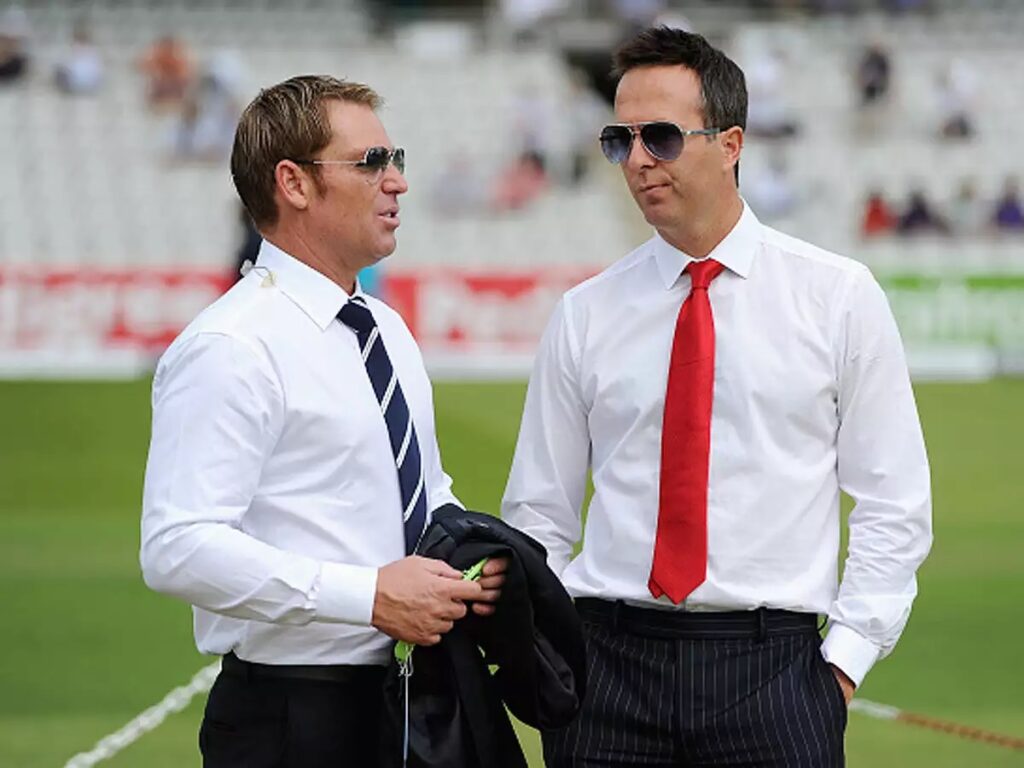 Shane warne and Michael Vaughan. Photo- TOI