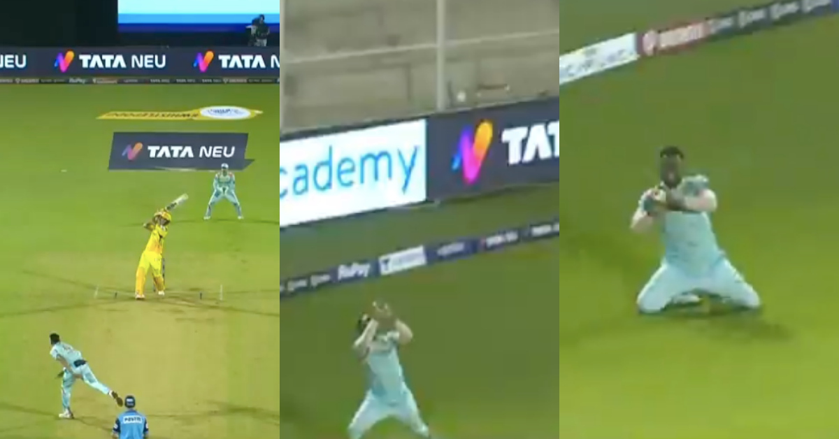 LSG ss CSK: Watch - Evin Lewis Takes A Good High Catch To Deny Shivam Dube A Half-Century