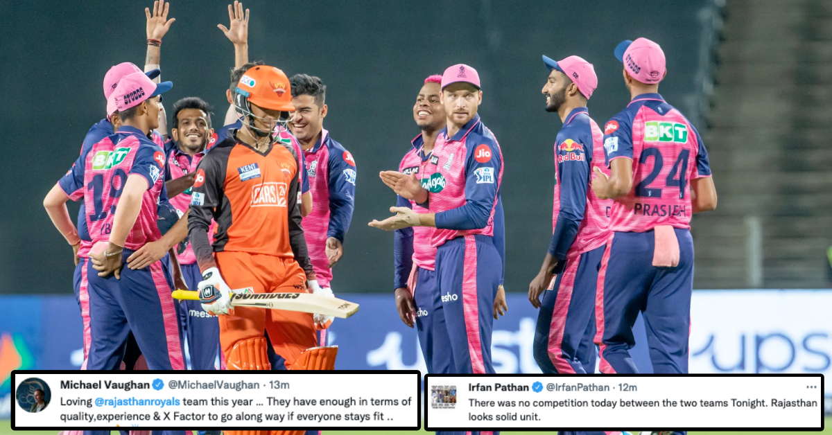 SRH vs RR: Twitter Reacts As Rajasthan Royals Register A Dominant 61-Run Win Over Sunrisers Hyderabad In Their IPL 2022 Opener