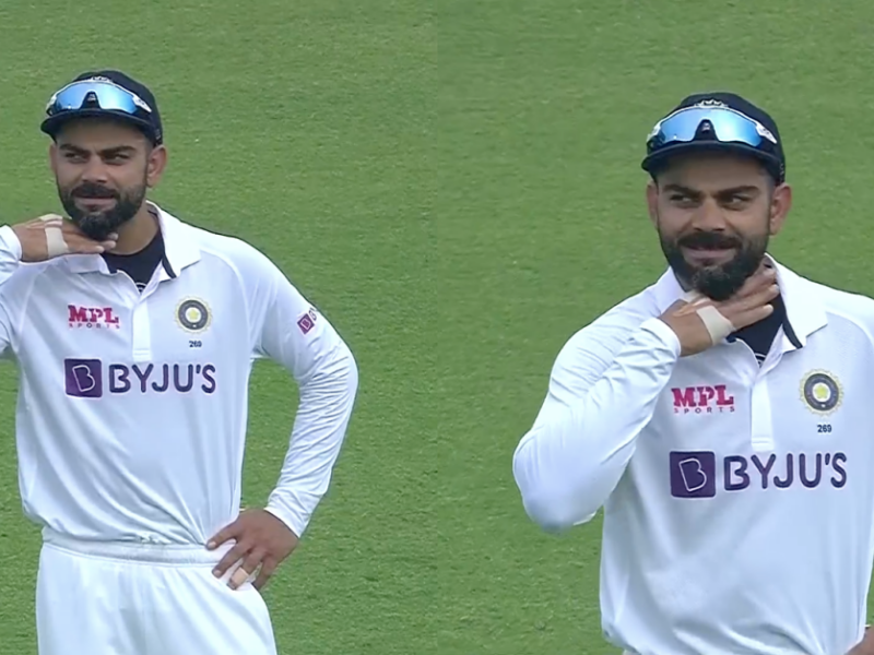 IND vs SL: Watch - Virat Kohli Joins The Trend, Does 'Pushparaj Thaggede Le' Step On Day 3 Of Mohali Test