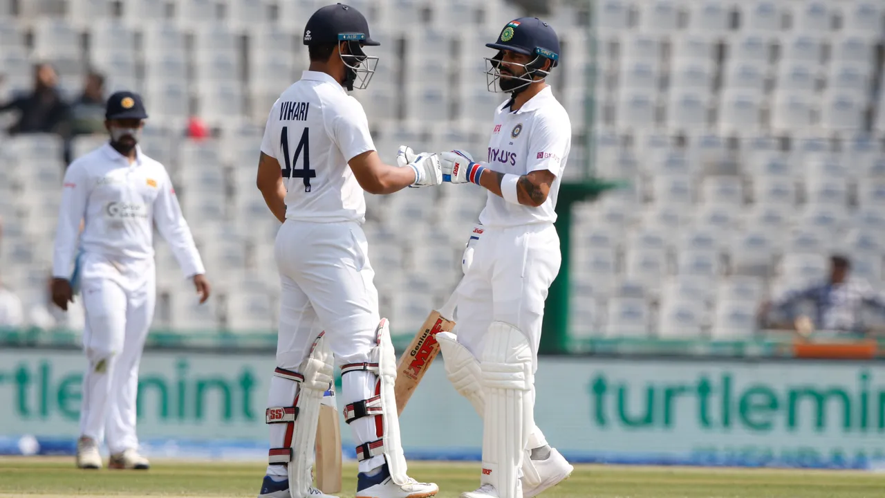 Virat Kohli and Hanuma Vihari